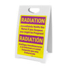 Radiation Notify Nurse if Pregnant Bilingual Spanish Portrait - A-Frame Sign