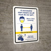 A Successful Start Means We All Must Do Our Part Portrait - Wall Sign