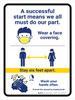 A Successful Start Means We All Must Do Our Part Portrait - Wall Sign