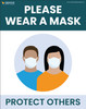 Please Wear A Mask Protect Others - Poster Please Wear A Mask Protect Others - Poster