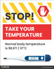 Stop! Take Your Temperature - Poster Stop! Take Your Temperature - Poster