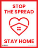 Stop The Spread Stay Home - Poster