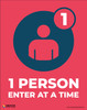 One Person Enter At A Time - Poster