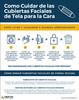 Caring For Cloth Face Covers - Safe Washing and Storage Spanish - Poster