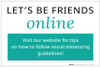 Let's Be Friends Online Landscape - Label