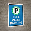 Free Valet Parking with Icon Portrait - Wall Sign Free Valet Parking with Icon Portrait - Wall Sign