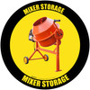 Mixer Storage - Floor Sign Mixer Storage - Floor Sign
