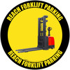 Reach Forklift Parking - Floor Sign Reach Forklift Parking - Floor Sign