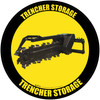 Trencher Storage - Floor Sign Trencher Storage - Floor Sign