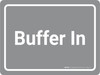 Buffer In Grey Landscape - Wall Sign Buffer In Grey Landscape - Wall Sign