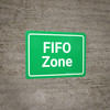 FIFO Zone Green Landscape - Wall Sign