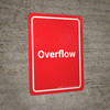 Overflow Red Portrait - Wall Sign