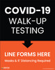 Covid-19 Walk-Up Testing - Poster