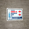 Covid-19 Vaccine Clinic: Appointments Only - No Walk Ins Right Arrow Landscape - Wall Sign Covid-19 Vaccine Clinic: Appointments Only - No Walk Ins Right Arrow Landscape - Wall Sign