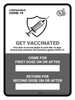 First Dose Of Vaccine Begins To Work Gray Portrait - Wall Sign
