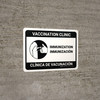 Vaccination Clinic: Immunization Bilingual Landscape - Wall Sign