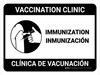 Vaccination Clinic: Immunization Bilingual Landscape - Wall Sign