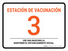 Vaccine Station 3 Spanish Landscape - Wall Sign