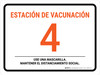 Vaccine Station 4 Spanish Landscape - Wall Sign