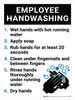 Employee Handwashing with Icon Portrait - Wall Sign