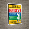 Covid-19 Vaccination Centre: Requirements V1 Portrait - Wall Sign Covid-19 Vaccination Centre: Requirements V1 Portrait - Wall Sign