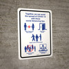 Together We Can Avoid the Spread of Covid-19 - Social Distancing Tips 3ft Portrait - Wall Sign Together We Can Avoid the Spread of Covid-19 - Social Distancing Tips 3ft Portrait - Wall Sign