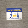Thank You for Maintaining Social Distancing - 3 Feet Apart In and Around Our School Site School Landscape - Wall Sign Thank You for Maintaining Social Distancing - 3 Feet Apart In and Around Our School Site School Landscape - Wall Sign