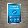 Covid-19 Vaccination Center Portrait - Wall Sign