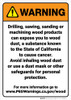 Warning: Raw Wood Exposure Prop 65 - Wall Sign