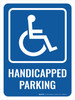 Handicapped Parking Portrait - Wall Sign Handicapped Parking Portrait - Wall Sign