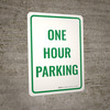One Hour Parking Portrait - Wall Sign