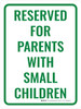 Parents With Small Children Portrait - Wall Sign