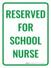 Reserved For School Nurse Portrait - Wall Sign Reserved For School Nurse Portrait - Wall Sign