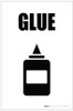 Glue with Icon Portrait - Label