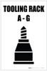 Tooling Rack A-G with Icon Portrait - Label