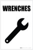 Wrenches with Icon Portrait - Label