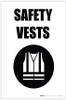 Safety Vests with Icon Portrait - Label Safety Vests with Icon Portrait - Label
