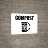 Compost with Icon Landscape - Wall Sign Compost with Icon Landscape - Wall Sign