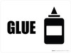 Glue with Icon Landscape - Wall Sign