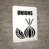 Onions with Icon Portrait - Wall Sign Onions with Icon Portrait - Wall Sign