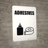Adhesives with Icon Portrait - Wall Sign