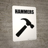 Hammers with Icon Portrait - Wall Sign Hammers with Icon Portrait - Wall Sign