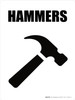Hammers with Icon Portrait - Wall Sign Hammers with Icon Portrait - Wall Sign