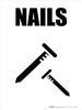Nails with Icon Portrait - Wall Sign