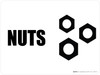Nuts with Icon Landscape - Wall Sign