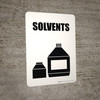 Solvents with Icon Portrait - Wall Sign