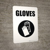 Gloves with Icon Portrait - Wall Sign