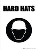 Hard Hats with Icon Portrait - Wall Sign Hard Hats with Icon Portrait - Wall Sign