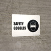Safety Goggles with Icon Landscape - Wall Sign