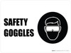 Safety Goggles with Icon Landscape - Wall Sign